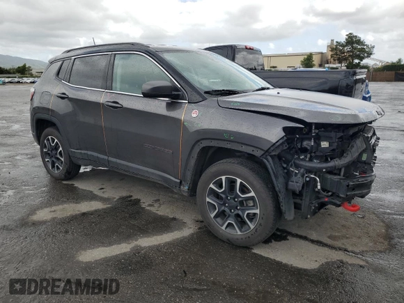 2021 Jeep Compass Trailhawk с VIN 3C4NJDDB7MT600738, выставлен на аукционе Copart как лот 50995715 с пробегом 72 157 миль миль и Списание • Salvage title. История ставок и продаж доступна на DreamBid. Изображение 4.