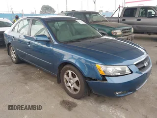 2006 Hyundai Sonata GLS with VIN 5NPEU46F16H120110, listed as a IAAI auction lot 42161406 with 83,366 mi miles and . Bid and sale history available at DreamBid. Image 1.