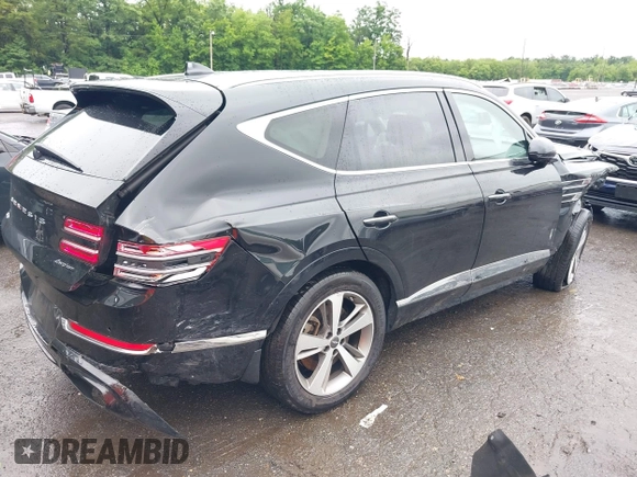 2021 Genesis GV80 with VIN KMUHCESC9MU068355, listed as a IAAI auction lot 42495325 with Not provided miles and . Bid and sale history available at DreamBid. Image 4.