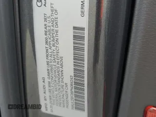 2023 Audi A6 Premium Plus z VIN WAUL2BF26PN064243, wystawiony jako Copart lot #44583685 z przebiegiem 6 198 mil mil oraz Szkoda całkowita • Salvage title. Historia ofert i sprzedaży dostępna na DreamBid. Obrazek 12.