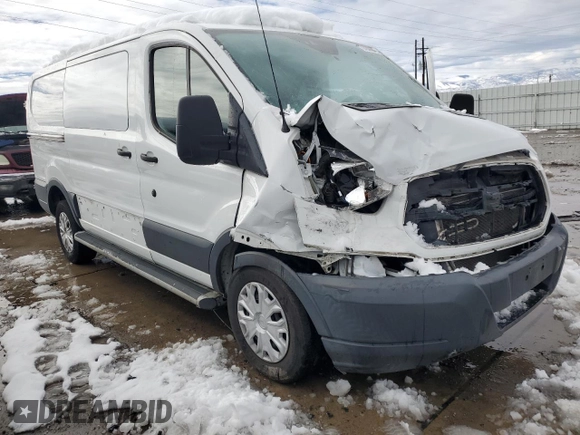 2018 Ford Transit with VIN 1FTYR1YMXJKA92567, listed as a Copart auction lot 76493664 with 83,397 mi miles and Salvage title. Bid and sale history available at DreamBid. Image 4.