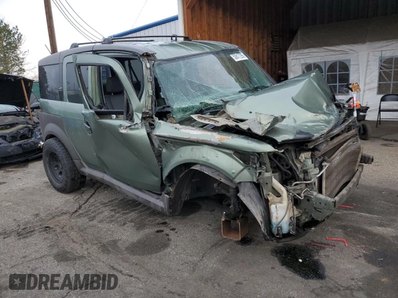 2005 Honda Element EX with VIN 5J6YH28615L020208, listed as a Copart auction lot 50817295 with 163,918 mi miles and Salvage Title. Bid and sale history available at DreamBid. Image 4.