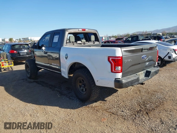 2015 Ford F-150 XL with VIN 1FTEX1CP3FKD43267, listed as a IAAI auction lot 41335186 with 137,766 mi miles. Bid and sale history available at carsss.com. Image 3.