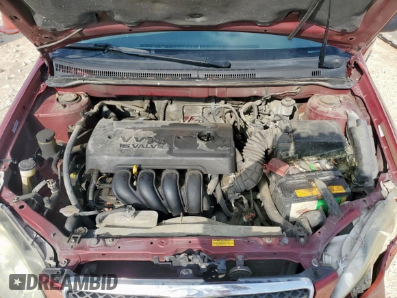 2005 Toyota Corolla CE with VIN 1NXBR32EX5Z443647, listed as a Copart auction lot 60758375 with 293,720 mi miles and Salvage title. Bid and sale history available at DreamBid. Image 11.