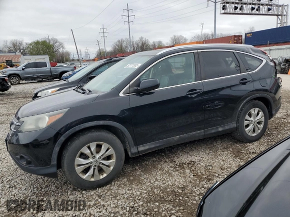 2012 Honda CR-V EX-L with VIN 5J6RM4H73CL018896, listed as a Copart auction lot 52771935 with 239,863 mi miles and Salvage Title. Bid and sale history available at carsss.com. Image 1.