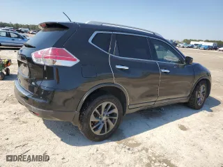 2016 Nissan Rogue SL with VIN 5N1AT2MT2GC732761, listed as a Copart auction lot 47031525 with 157,357 mi miles and Salvage Title. Bid and sale history available at carsss.com. Image 3.