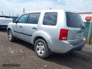 2013 Honda Pilot LX with VIN 5FNYF4H21DB076834, listed as a IAAI auction lot 41879938 with 174,219 mi miles. Bid and sale history available at carsss.com. Image 3.