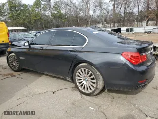 2012 BMW 7 Series 750i xDrive with VIN WBAKC6C52CC396443, listed as a Copart auction lot 44333945 with 134,075 mi miles and Salvage Title. Bid and sale history available at carsss.com. Image 2.