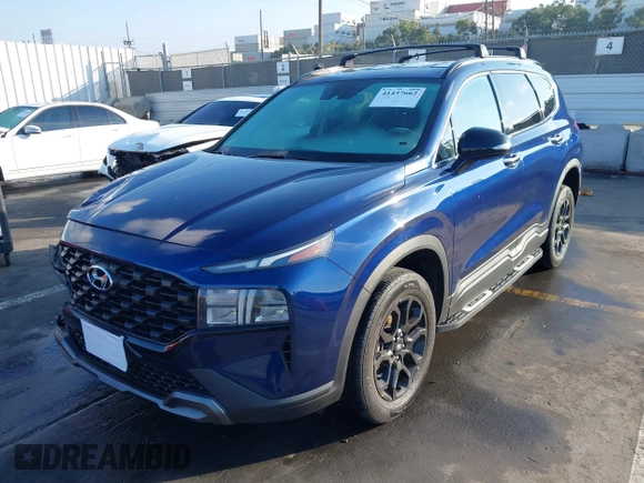 2022 Hyundai Santa Fe XRT with VIN 5NMS6DAJ1NH396954, listed as a IAAI auction lot 41437662 with 35,595 mi miles. Bid and sale history available at carsss.com. Image 17.