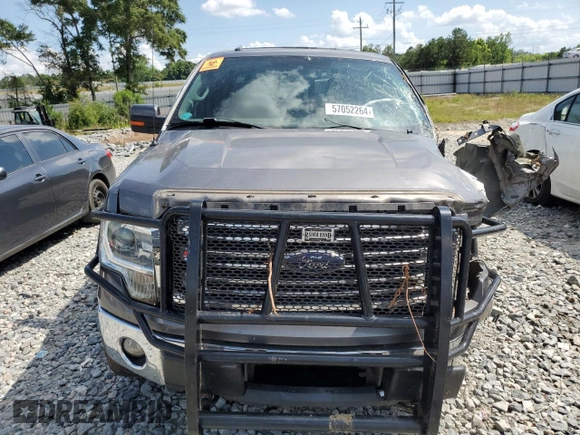 2014 Ford F-150 XL with VIN 1FTFW1ET7EFB81393, listed as a Copart auction lot 57052264 with 100,586 mi miles and Salvage title. Bid and sale history available at DreamBid. Image 5.