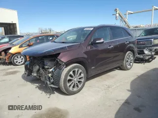 2015 Kia Sorento SX with VIN 5XYKWDA70FG624491, listed as a Copart auction lot 46613925 with 109,720 mi miles and Salvage Title. Bid and sale history available at carsss.com. Image 1.