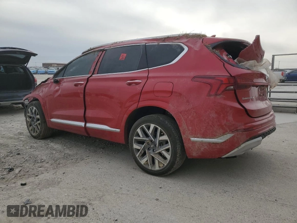 2023 Hyundai Santa Fe Calligraphy z VIN 5NMS54AL2PH495094, wystawiony jako Copart lot #48189065 z przebiegiem Nie podano mil oraz Szkoda całkowita • Salvage title. Historia ofert i sprzedaży dostępna na DreamBid. Obrazek 2.