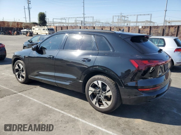2022 Audi e-tron Premium with VIN WA1AAAGE6NB011258, listed as a Copart auction lot 45990135 with 51,679 mi miles and Salvage Title. Bid and sale history available at DreamBid. Image 2.