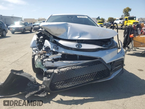 2020 Toyota Corolla SE with VIN JTDS4RCE0LJ044040, listed as a Copart auction lot 52443505 with 108,850 mi miles and Salvage Title. Bid and sale history available at carsss.com. Image 5.
