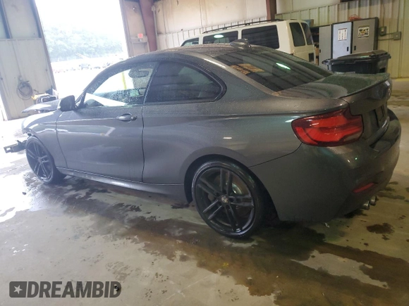 2021 BMW 2 Series 230i with VIN WBA2J1C03M7H19571, listed as a Copart auction lot 73114254 with 58,443 mi miles and Salvage Title. Bid and sale history available at carsss.com. Image 2.