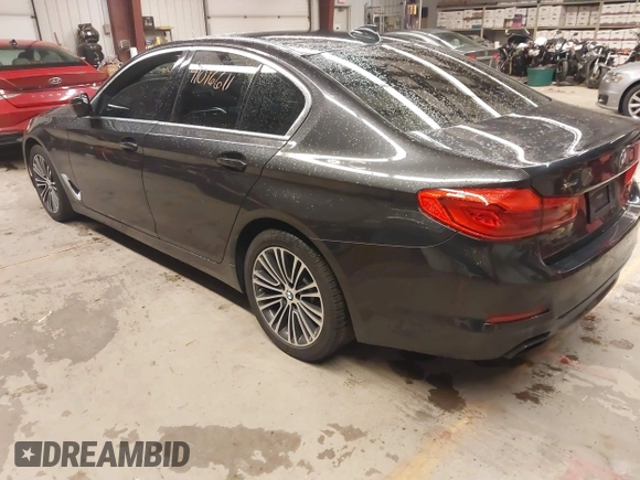 2019 BMW 5 Series 540i xDrive with VIN WBAJE7C53KWW12941, listed as a IAAI auction lot 41016611 with 77,499 mi miles and . Bid and sale history available at DreamBid. Image 3.