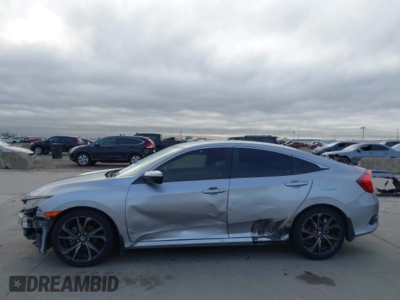 2019 Honda Civic Sport with VIN 19XFC2F8XKE015898, listed as a IAAI auction lot 41431062 with 108,071 mi miles and . Bid and sale history available at DreamBid. Image 14.