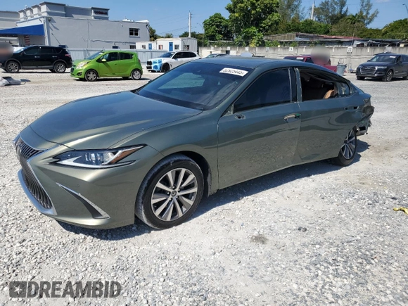 2021 Lexus ES with VIN 58ADZ1B15MU095077, listed as a Copart auction lot 52925445 with 41,635 mi miles and Non Repairable. Bid and sale history available at carsss.com. Image 1.