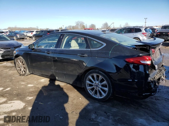 2017 Ford Fusion Titanium with VIN 3FA6P0K98HR282911, listed as a Copart auction lot 42325805 with 63,997 mi miles and Non repairable. Bid and sale history available at DreamBid. Image 2.