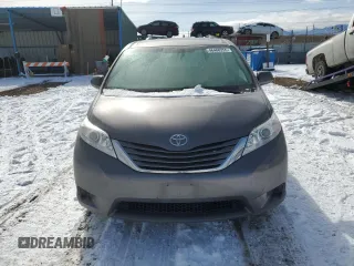 2017 Toyota Sienna LE with VIN 5TDJZ3DC3HS155344, listed as a Copart auction lot 46488255 with 0 mi miles and Salvage Title. Bid and sale history available at carsss.com. Image 5.