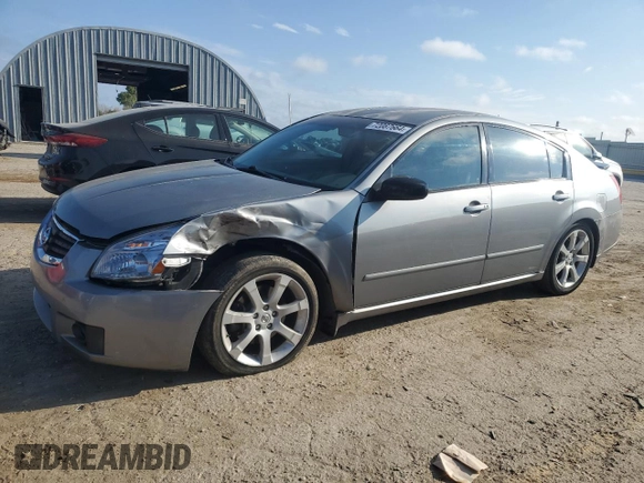 2007 Nissan Maxima 3.5 SE with VIN 1N4BA41E47C866595, listed as a Copart auction lot 72087664 with 173,268 mi miles and Salvage Title. Bid and sale history available at carsss.com. Image 1.