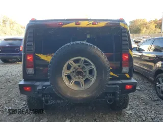 2006 Hummer H2 with VIN 5GRGN23U46H117048, listed as a Copart auction lot 78012724 with 121,773 mi miles and Salvage Title. Bid and sale history available at carsss.com. Image 6.