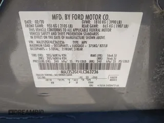 2020 Ford EcoSport SE with VIN MAJ3S2GE4LC363236, listed as a IAAI auction lot 41740958 with 69,041 mi miles. Bid and sale history available at carsss.com. Image 9.