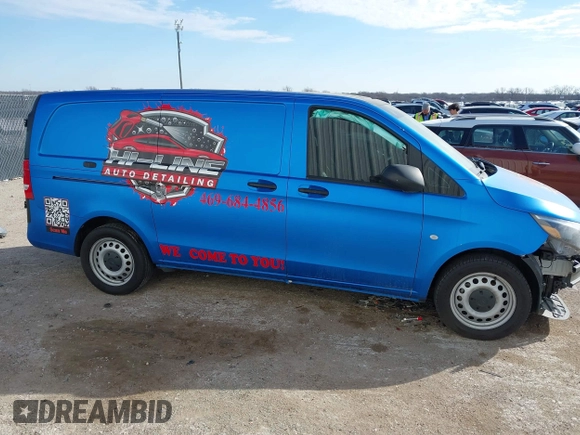 2018 Mercedes-Benz Metris Cargo with VIN WD3PG2EA8J3458614, listed as a IAAI auction lot 41424959 with 69,824 mi miles. Bid and sale history available at carsss.com. Image 14.