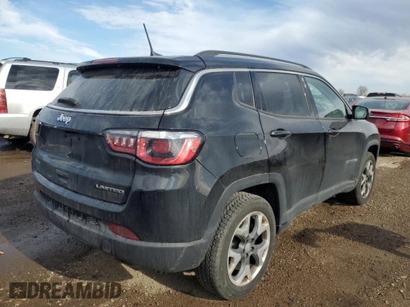 2018 Jeep Compass Limited with VIN 3C4NJDCB3JT180277, listed as a Copart auction lot 43938645 with 83,736 mi miles and Salvage Title. Bid and sale history available at carsss.com. Image 3.