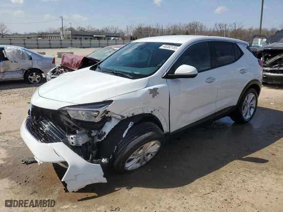 2023 Buick Encore GX Preferred with VIN KL4MMBS23PB055535, listed as a Copart auction lot 48383185 with 14,233 mi miles and Salvage Title. Bid and sale history available at carsss.com. Image 1.