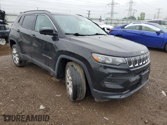 2022 Jeep Compass Latitude Lux с VIN 3C4NJDFB4NT212445, выставлен на аукционе Copart как лот 57807245 с пробегом 28 498 миль миль и Списание • Salvage title. История ставок и продаж доступна на DreamBid. Изображение 4.
