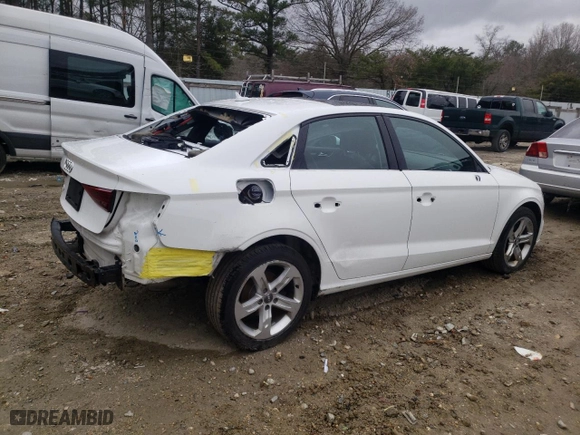 2017 Audi A3 Sedan Premium with VIN WAUAUGFFXH1061906, listed as a Copart auction lot 44258753 with 90,335 mi miles. Bid and sale history available at carsss.com. Image 3.