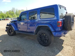 2020 Jeep Wrangler Unlimited Sahara with VIN 1C4HJXEN0LW318599, listed as a Copart auction lot 53258355 with 68,131 mi miles and Salvage title. Bid and sale history available at DreamBid. Image 2.