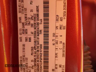 2015 Ford F-150 XL z VIN 1FTEW1CP2FKE17300, wystawiony jako Copart lot #64208215 z przebiegiem 141 813 mil mil oraz Szkoda całkowita • Salvage title. Historia ofert i sprzedaży dostępna na DreamBid. Obrazek 12.