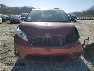 2015 Toyota Sienna Ltd with VIN 5TDDK3DCXFS101103, listed as a Copart auction lot 47593655 with 142,524 mi miles and Salvage Title. Bid and sale history available at carsss.com. Image 5.