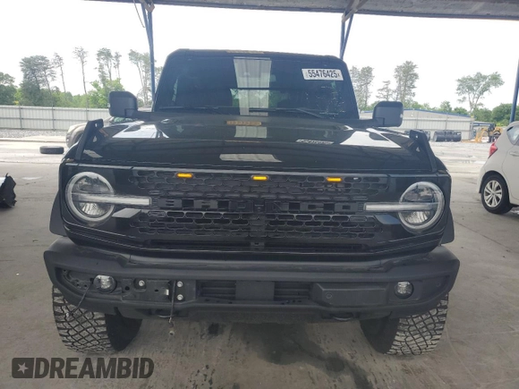 2022 Ford Bronco with VIN 1FMEE5DP5NLB41837, listed as a Copart auction lot 55476425 with 24,012 mi miles and Salvage title. Bid and sale history available at DreamBid. Image 5.