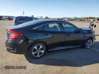 2020 Honda Civic LX with VIN 2HGFC2F60LH563396, listed as a Copart auction lot 49329935 with Not Provided miles and Salvage Title. Bid and sale history available at DreamBid. Image 3.
