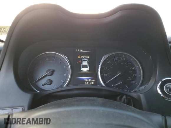 2017 Infiniti Q60 Sport with VIN JN1EV7EK5HM361533, listed as a Copart auction lot 42282715 with 95,439 mi miles and Salvage title. Bid and sale history available at DreamBid. Image 9.