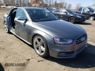2015 Audi S4 Premium Plus with VIN WAUBGAFL8FA091434, listed as a Copart auction lot 46081473 with 169,356 mi miles. Bid and sale history available at carsss.com. Image 4.