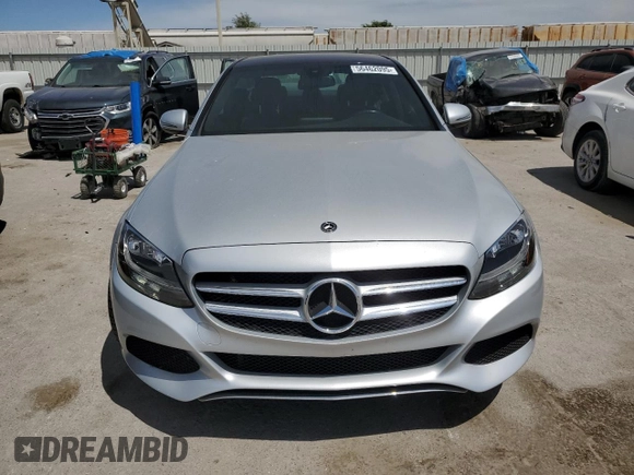 2018 Mercedes-Benz C 300 with VIN WDDWF4KB1JR416379, listed as a Copart auction lot 56462095 with 51,947 mi miles and Salvage title. Bid and sale history available at DreamBid. Image 5.