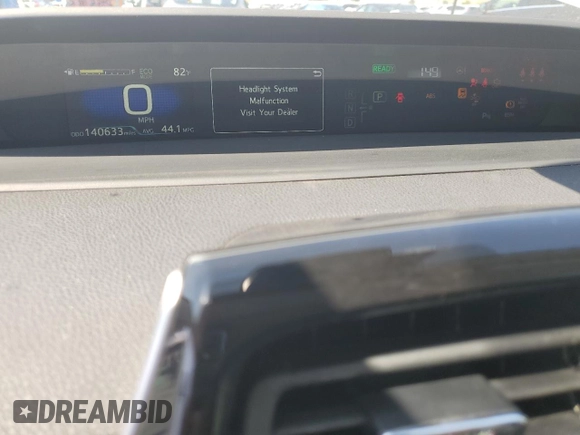 2022 Toyota Prius L Eco z VIN JTDKAMFU2N3176948, wystawiony jako Copart lot #52086435 z przebiegiem 140 633 mil mil oraz Szkoda całkowita • Salvage title. Historia ofert i sprzedaży dostępna na DreamBid. Obrazek 9.