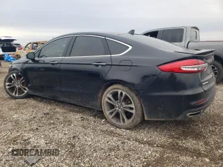 2020 Ford Fusion Titanium with VIN 3FA6P0K98LR175611, listed as a Copart auction lot 46070785 with 107,909 mi miles and Salvage title. Bid and sale history available at DreamBid. Image 2.