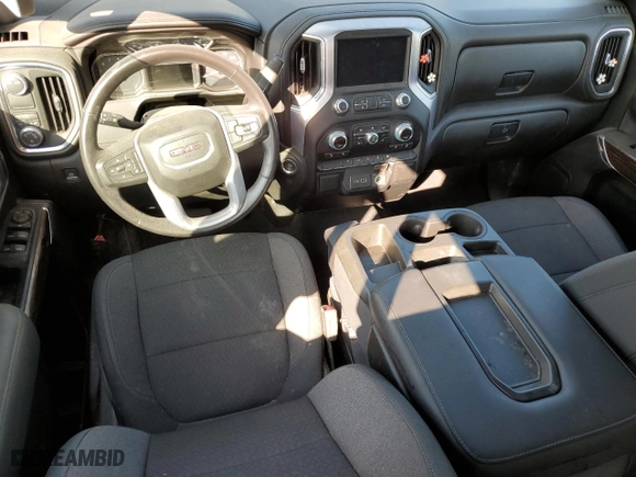 2020 GMC Sierra 1500 SLE with VIN 1GTR8BEK3LZ103080, listed as a Copart auction lot 75664524 with 34,557 mi miles and Clean Title. Bid and sale history available at carsss.com. Image 8.