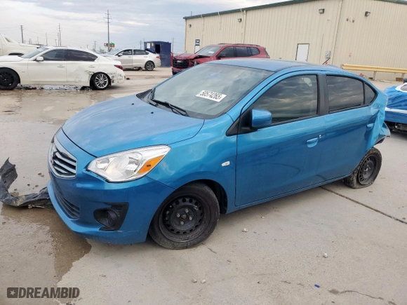2018 Mitsubishi Mirage G4 ES with VIN ML32F3FJ8JHF10582, listed as a Copart auction lot 50574265 with 108,306 mi miles and Clean Title. Bid and sale history available at carsss.com. Image 1.