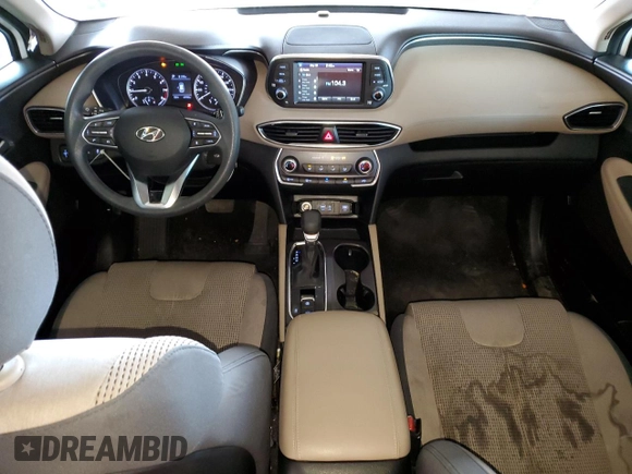 2019 Hyundai Santa Fe SE z VIN 5NMS23AD4KH038484, wystawiony jako Copart lot #59189315 z przebiegiem 69 900 mil mil oraz Szkoda całkowita • Salvage title. Historia ofert i sprzedaży dostępna na DreamBid. Obrazek 8.
