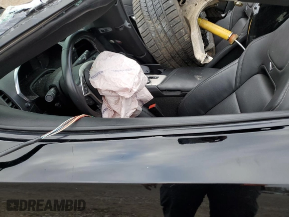 2014 Chevrolet Corvette Z51 3LT with VIN 1G1YM2D7XE5102192, listed as a Copart auction lot 84450934 with Not provided miles and Salvage title. Bid and sale history available at DreamBid. Image 7.