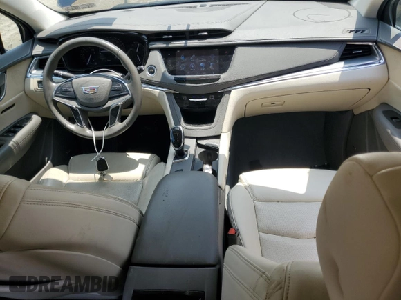 2017 Cadillac XT5 Premium Luxury AWD with VIN 1GYKNERS0HZ239805, listed as a Copart auction lot 61257435 with 104,448 mi miles and Salvage title. Bid and sale history available at DreamBid. Image 8.