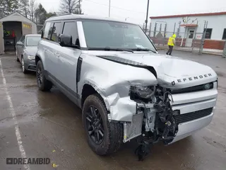 2024 Land Rover Defender S with VIN SALEJ7EXXR2281333, listed as a IAAI auction lot 41577943 with 13,555 mi miles. Bid and sale history available at carsss.com. Image 1.