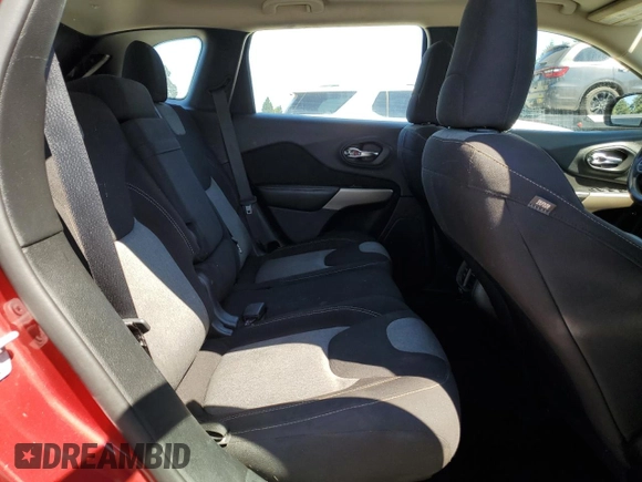 2017 Jeep Cherokee Sport with VIN 1C4PJMABXHD230619, listed as a Copart auction lot 64120275 with 101,327 mi miles and Salvage title. Bid and sale history available at DreamBid. Image 11.