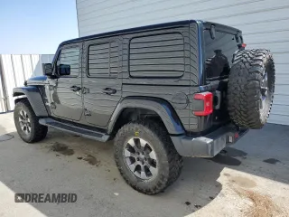 2018 Jeep Wrangler Unlimited Sahara with VIN 1C4HJXEG8JW271790, listed as a Copart auction lot 50260905 with 77,762 mi miles and Clean Title. Bid and sale history available at carsss.com. Image 2.